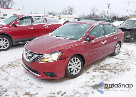 2016 Nissan Sentra Fe+ S/S/Sl/Sr/Sv z USA, uszkodzony, nr VIN 3N1AB7APXGL637240